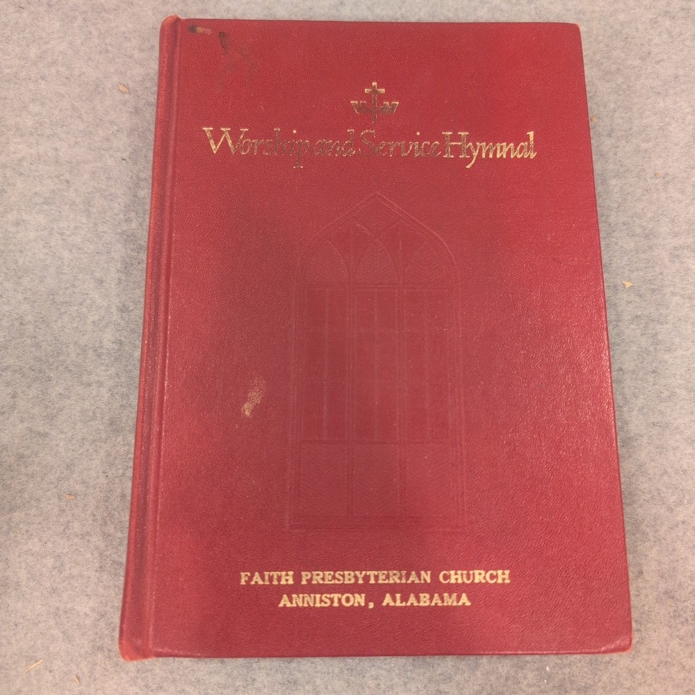 Worship and Service Hymnal 1974 Hope Publishing Company Red Hardcover Book - Picture 1 of 2